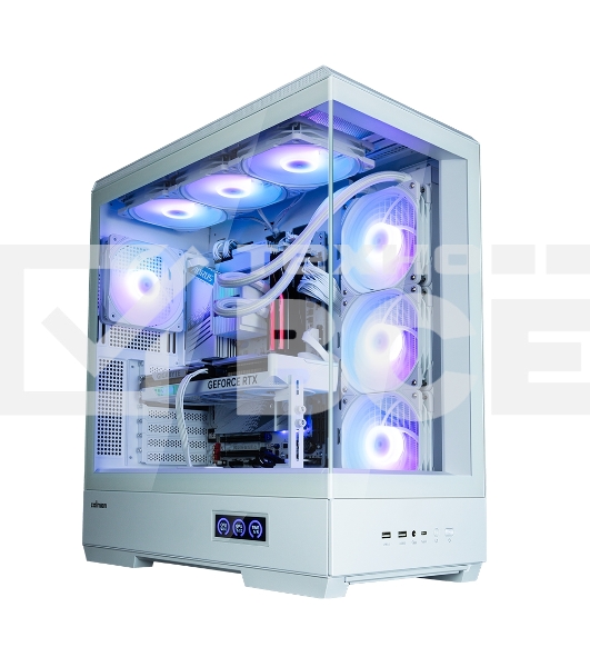 Компьютерный корпус ZALMAN P50 DS, ATX, WHITE, WINDOW, 2x3.5