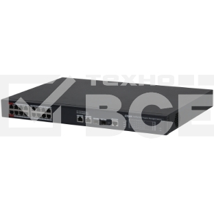 Коммутатор 20-портовый гигабитный управляемый с PoE DAHUA DH-S4220-16GT-240, уровень L2, 16xRJ45 1Gb PoE, 2xRJ45 1Gb, 2xSFP 1Gb, суммарно до 240Вт, коммутация 56 Гбит/с, MAC-таблица 8к, металл