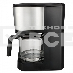 Кофеварка капельная BQ CM2007 стальной/черный, исп. кофе - молотый, 1.25 л, 750 Вт, фото3
