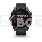 Смарт-часы Garmin Fenix 8 AMOLED Sapphire угольно-черный DLC, черный 47мм, фото7