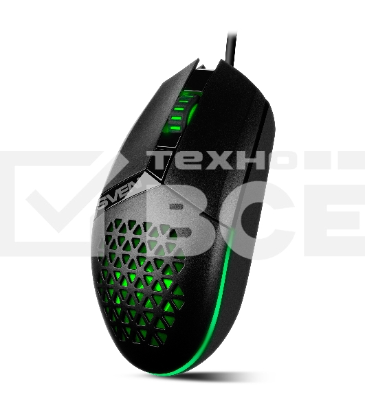 Мышь проводная SVEN RX-G735 черный, 4000 dpi, USB, кнопки - 6