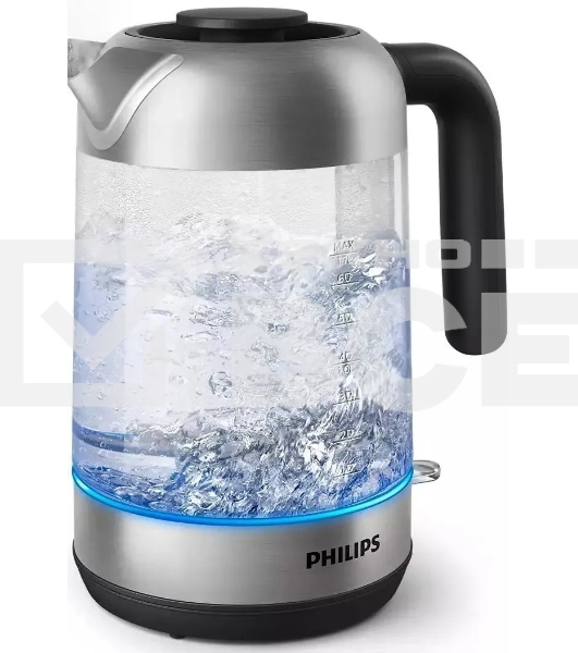 Чайник электрический Philips HD9339/80 1.7л. 2200Вт прозрачный (корпус: стекло)