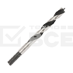 Сверло EDGE by PATRIOT по дереву спиральное 12 мм, W-образная заточка, 1 шт в блистере, фото 1