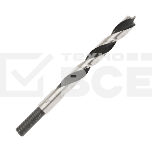 Сверло EDGE by PATRIOT по дереву спиральное 12 мм, W-образная заточка, 1 шт в блистере