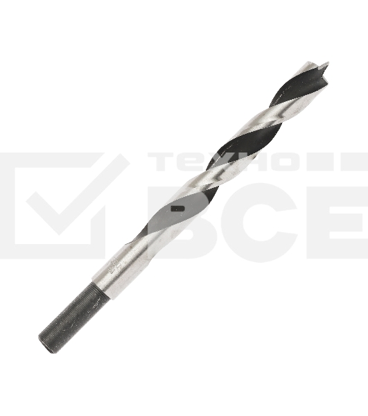Сверло EDGE by PATRIOT по дереву спиральное 12 мм, W-образная заточка, 1 шт в блистере