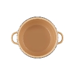 Кастрюля Appetite 1MC161P Avocado с крышкой, сферическая эмалированная 2 л, фото2