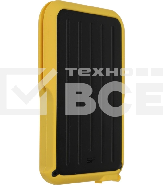 Внешний HDD 2.5' 2.0Tb Silicon Power Armor A66 SP020TbPHD66SS3Y черно-желтый (USB3.2, прорезиненный, противоударный MIL-STD-810G, пыле-влагозащищенный IPX4)