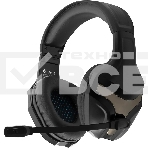Наушники с микрофоном Oklick HS-L370G ECLIPSE черный 1.9м мониторы оголовье, фото 1