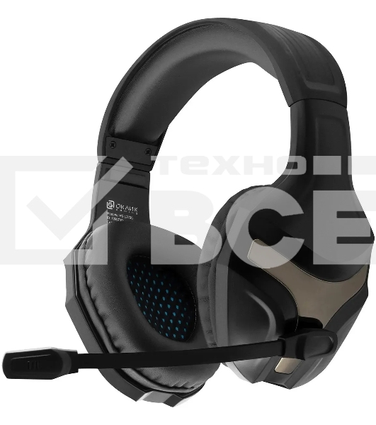 Наушники с микрофоном Oklick HS-L370G ECLIPSE черный 1.9м мониторы оголовье