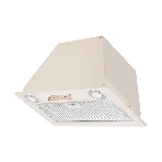Вытяжка встраиваемая Kuppersberg INLINEA 52 Beige, ширина 52 см, отвод/рециркуляция, 850 м3/час, электронное сенсорное управление, таймер, пульт ДУ, 3 скорости, светодиодное освещение 2х3,5 Вт, металлический жироулавливающий фильтр, угольный фильтр С6С (опция), 42 дБ, кремовый, фото 1