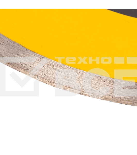 Диск алмазный сплошной Denzel супертонкий, 200 х 25,4 мм, горячее прессование, мокрое резание