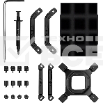 Кулер для процессора DEEPCOOL AK500 G2 LGA1851/1700/1200/115X/AM5/AM4 (9шт/кор, TDP 240W, PWM, Fan 120мм, 5 тепл. трубок, Copper Base, Wood-grain top cover, черный) RET (R-AK500G2-BKNNMN-GJD), фото3