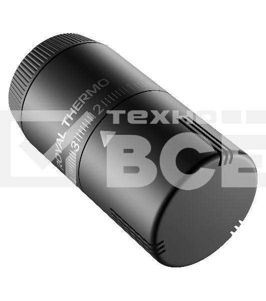 Термоголовка жидкостная Royal Thermo Design М30х1,5 (черный)