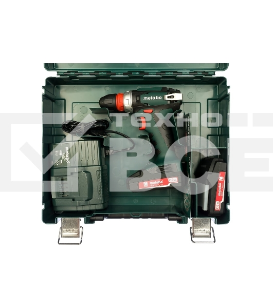 Дрель-шуруповерт Metabo BS 18 Quick 602217500, Аккумуляторный, 18В, 2 АКБ, Кейс