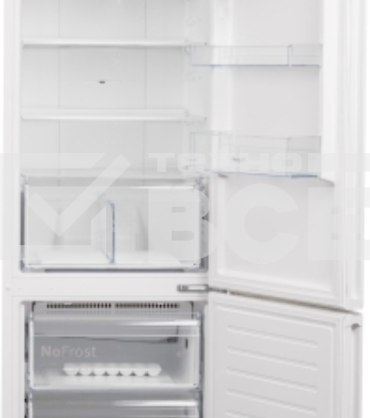 Холодильник Weissgauff CBN2WC2W2 INVERTER белый двухкамерный 280/108л морозилка снизу, No Frost