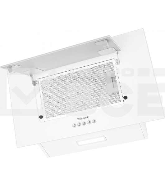 Вытяжка наклонная Weissgauff Zaurak 60 PB белый, 60 см, 900 куб. м/ч, 65 дБ
