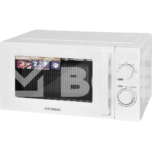 Микроволновая печь Hyundai HYM-M2005 белый, 20 л, 700 Вт, переключатели - поворотный механизм