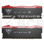 Оперативная память Patriot Viper Xtreme 5, DDR5, 32GB (2x16GB), 7600MHz, CL36, с радиаторами, черный, фото 1
