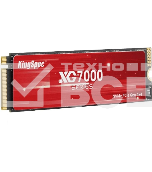 Накопитель SSD KingSpec M.2 NVMe 4.0 512GB (XG7000-512 2280)