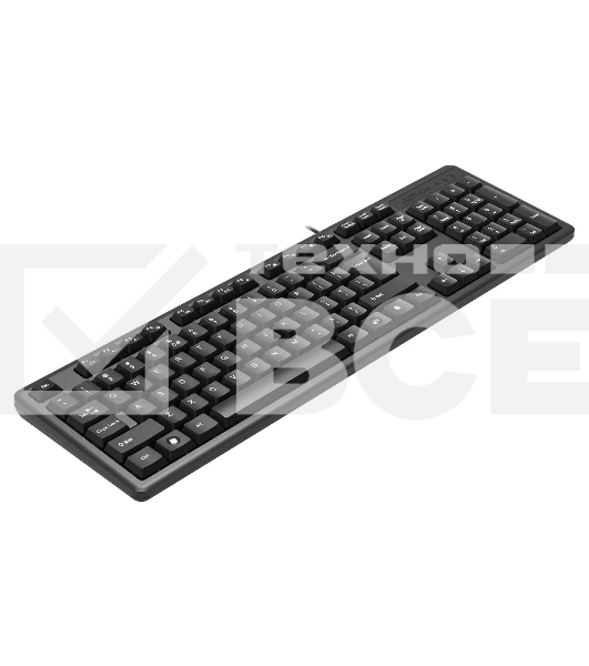 Клавиатура A4Tech KR-3 проводная, USB, черный
