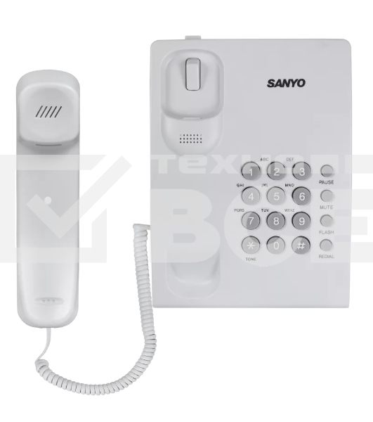 Телефон проводной SANYO RA-S204W белый