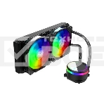 Система жидкостного охлаждения Alseye M240B черный, 120 мм, алюминий/медь, 1800 об/мин, 42.3 дБ, 4 pin, фото 1