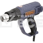 Фен технический MAX-PRO MPHG2001 2000 Вт, 60/350/600°C, 500 л/мин, 0,76 кг, резиновый кабель, резиновые вставки, кор., фото 1