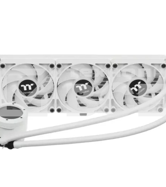 Система водяного охлаждения Thermaltake TH360 V2 Ultra Snow ARGb Soc-AM5/AM4/1200/1700/1851 белый 4-pin 25.8dB Al+Cu LCD Ret (CL-W405-PL12SW-A)