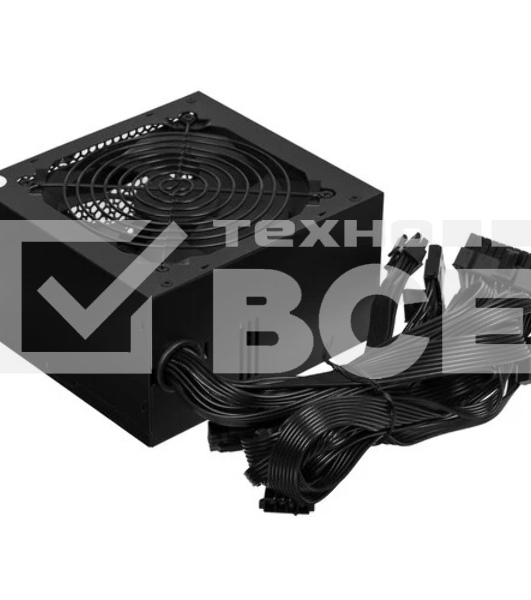 Блок питания 1STPLAYER BLACK.SIR 6.0 (SR-600W), 600Вт, 80 PLUS, 120мм, черный