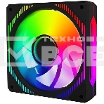 Вентилятор для корпуса Alseye Mirror-B-P черный, 120 мм, 2000 об/мин, 35.2 дБ, 4 pin, фото 1