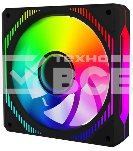 Вентилятор для корпуса Alseye Mirror-B-P черный, 120 мм, 2000 об/мин, 35.2 дБ, 4 pin