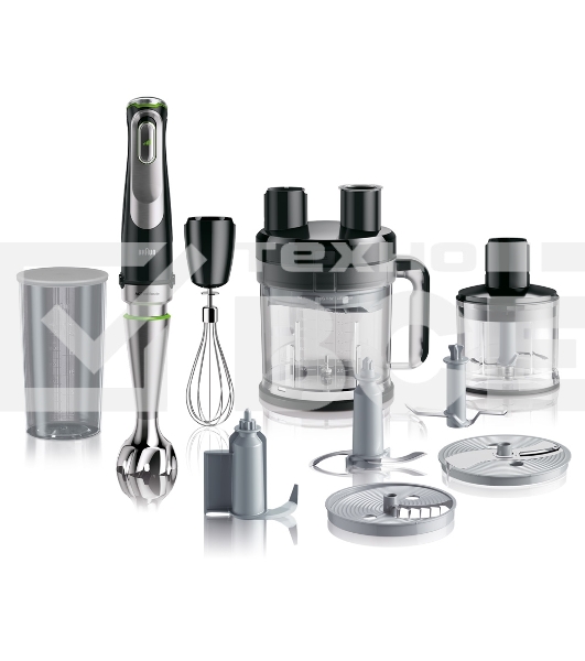 Блендер погружной Braun MQ9195XLI 1200 Вт, черный