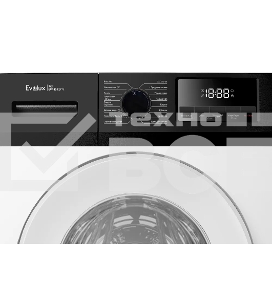 Стиральная машина Evelux EW 45127 V белый, загрузка фронтальная 7 кг, 1200 об/мин, класс: A+++