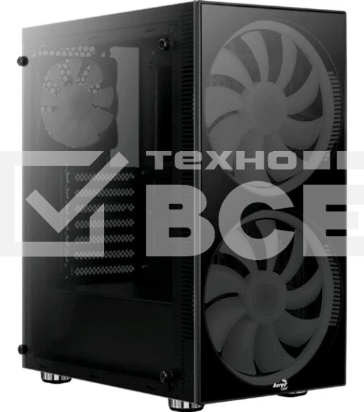 Компьютерный корпус Aerocool / Formula Python (3xUSB, 2xAudio, 0.5 мм,2x200 мм FAN, прозрачная стенка-закаленное стекло, ATX, без БП)