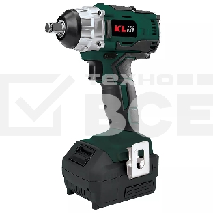 Профессиональный бесщеточный гайковерт аккумуляторный KLPRO KLSS18B-80 (18В, Li-ion-2шт, 8.0А·ч, 250Нм, 2 скорости, подсветка,З/У,в кейсе)