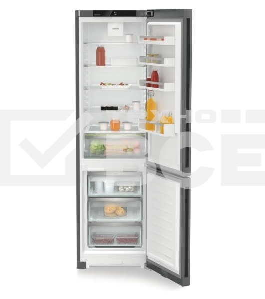 Холодильники Liebherr CNdgc 5703-20 001 Pure темно-серый двухкамерный 266/94л морозилка снизу, No Frost