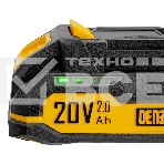 Батарея аккумуляторная Denzel BH-20-2.0, Li-Ion, 20 В, 2,0 А·ч, фото8