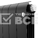 Радиатор биметаллический Royal Thermo Infinity 300 Noir Sable VR80 - 14 секц., фото4