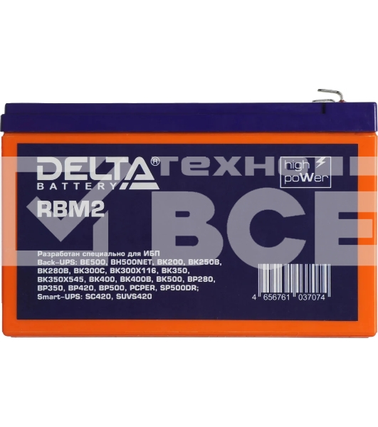 Модуль батарейный аналог RBC2 Delta RBM2