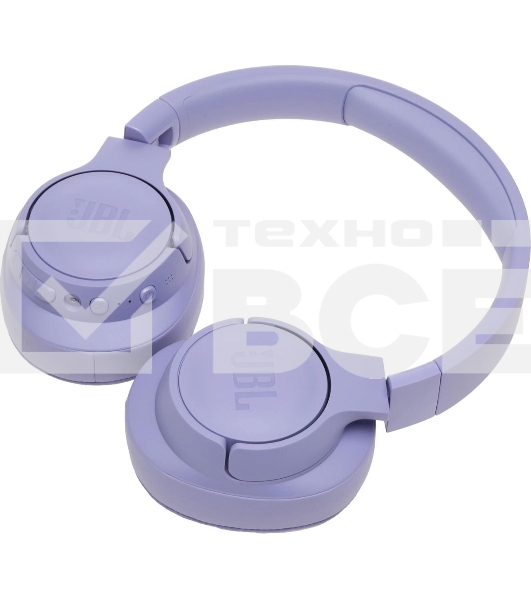 Беспроводные/проводные наушники JBL Tune 770NC фиолетовый, полноразмерные, Bluetooth + проводной, активное шумоподавление, до 70 ч
