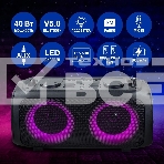 Портативная колонка Hyundai H-PS1030 черный/черный 40 Вт 2.0 BT 10м 3600mAh, фото3