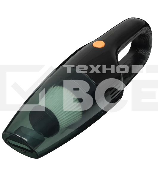 Пылесос автомобильный QUMO VaccoPM 6D черный/серый, 120 Вт, уборка сухая, пылесборник контейнер 0.35 л