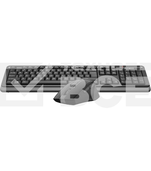 Комплект клавиатура+мышь A4Tech FStyler FG1035 беспроводной, USB, 2000 DPI, чёрный/серый