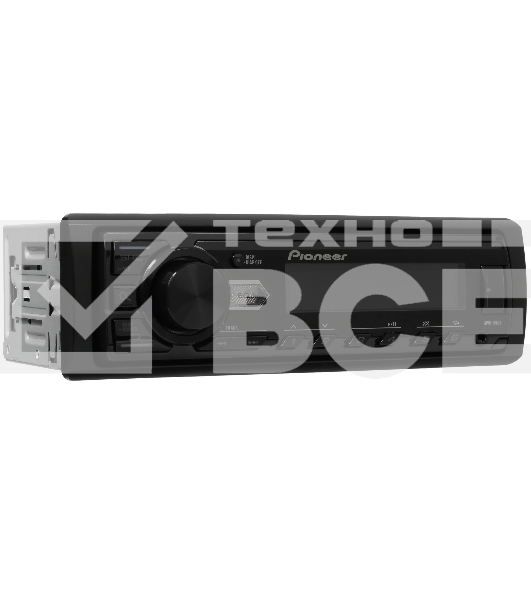 Автомагнитола Pioneer MVH-85UB, 1 DIN, USB Type-A, AUX, съёмная панель