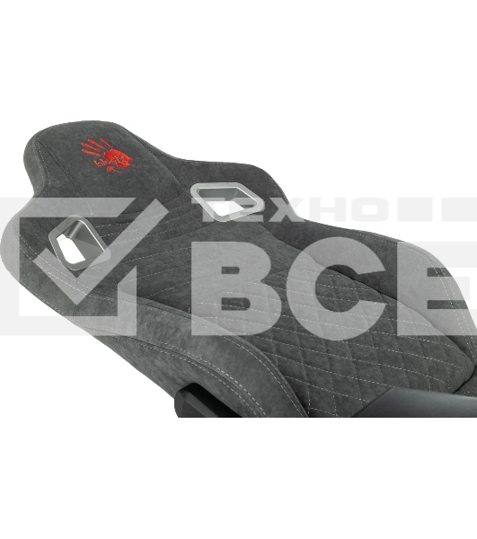 Кресло игровое A4Tech Bloody GC-660 серый искусственная замша