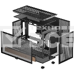 Корпус DeepCool CH260 Wood, Micro-Tower, чёрный, фото2