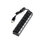 USB-концентратор Gembird UHB-U2P7-01, USB 2.0, 7хUSB, USB, фото 1