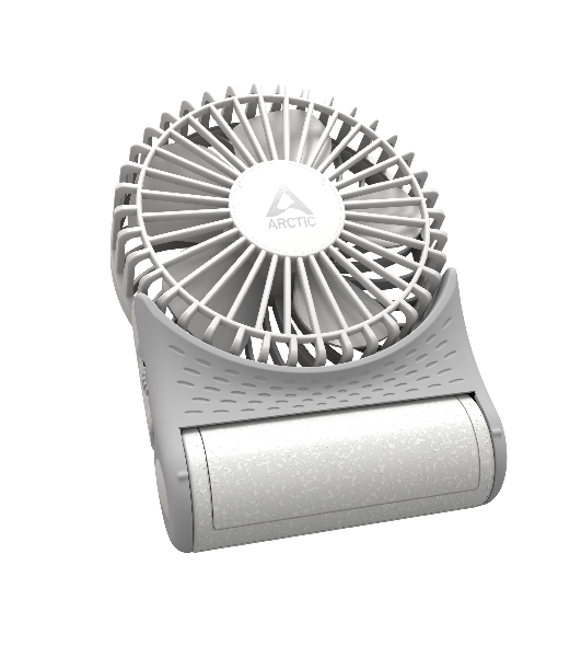 Вентилятор Arctic Cooling Arctic Summair 2Go белый, настольный, 5 Вт, бесступенчатая регулировка, 9.1 см