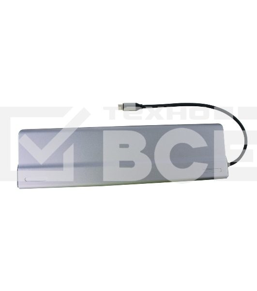 Адаптер VCOM TypeC -->3*USB3.0+2*USB2.0+VGA+RJ45+SD+TF+AUD+HDMI+DP+2*USB3.1 Data+PD<CU4703>
