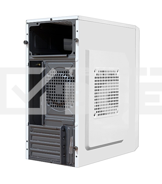Компьютерный корпус MiniTower Ginzzu B185 White mATX,2xUSB2.0, белый,w/o PSU, w/o fan (Ginzzu B185)
